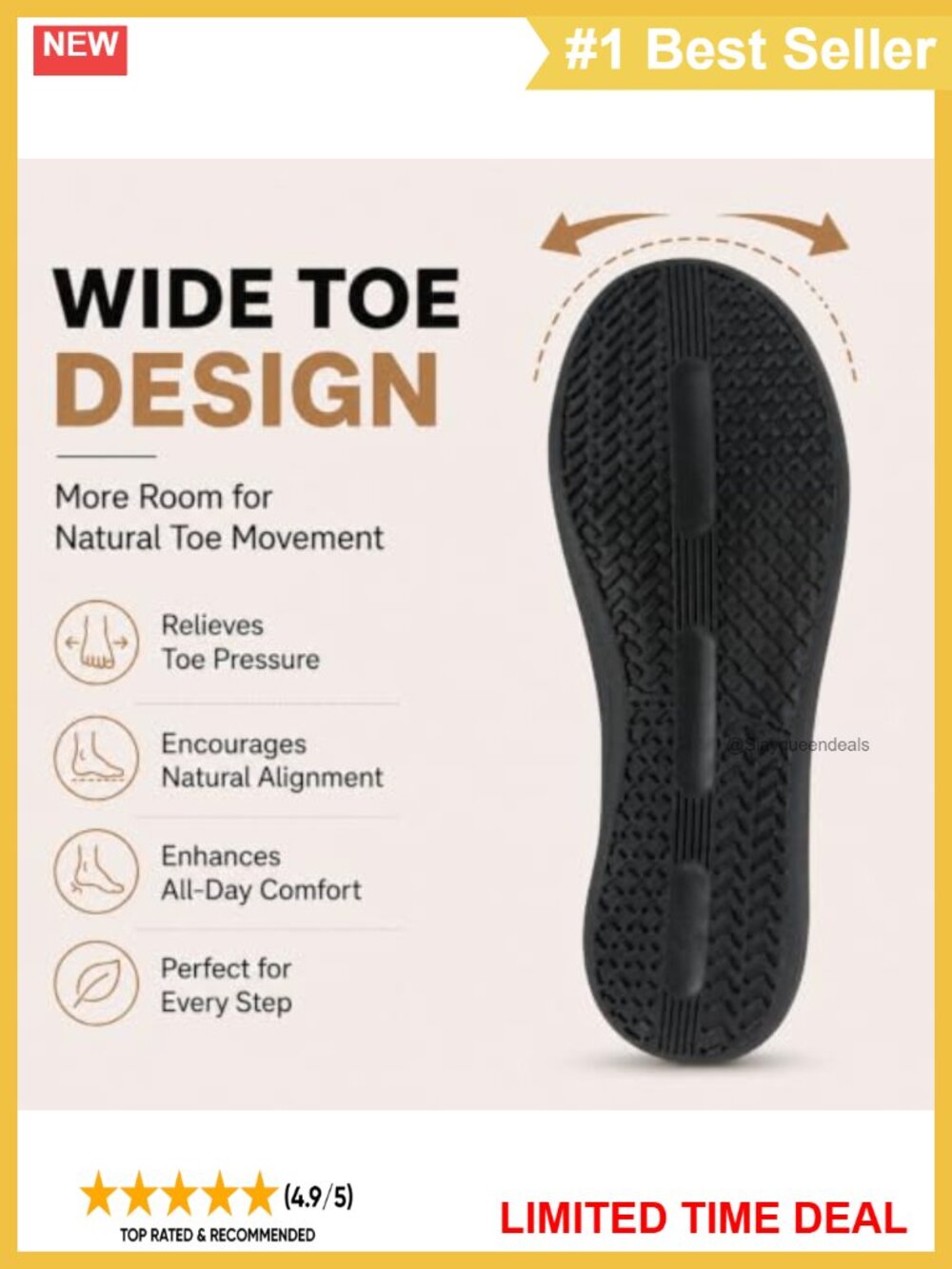 Barefoot Mary Jane Flats Wide Toe Box Mesh Slip-On Walking Shoes - Picture 3 of 6